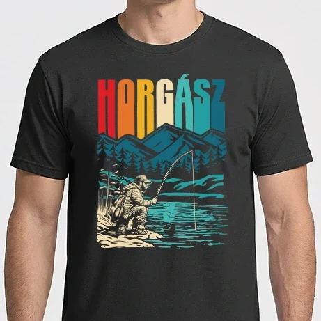 Férfi Imperial póló - Retro horgász