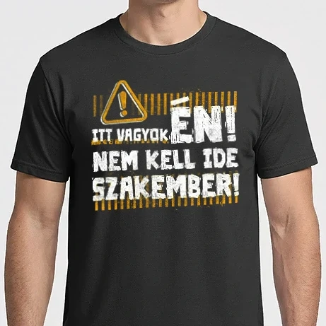 Férfi Imperial póló - Nem kell ide szakember meme