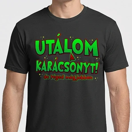 Férfi Imperial póló - Utálom a karácsonyt, de téged mégjobban póló