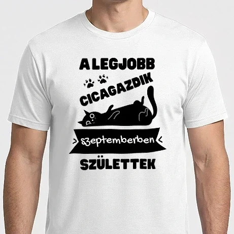Férfi Imperial póló - A legjobb cicagazdik szeptemberben születtek