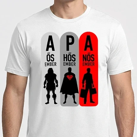 Férfi Imperial póló - Apa = Három az egyben