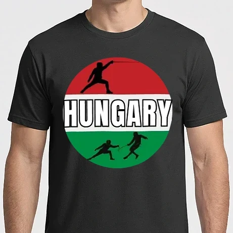 Férfi Imperial póló - Hungary, Vívás, Olimpia, Szurkolói design