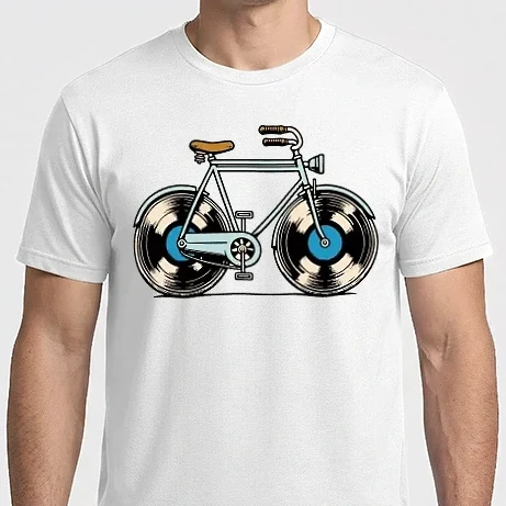 Férfi Imperial póló - Bringás bakeliten