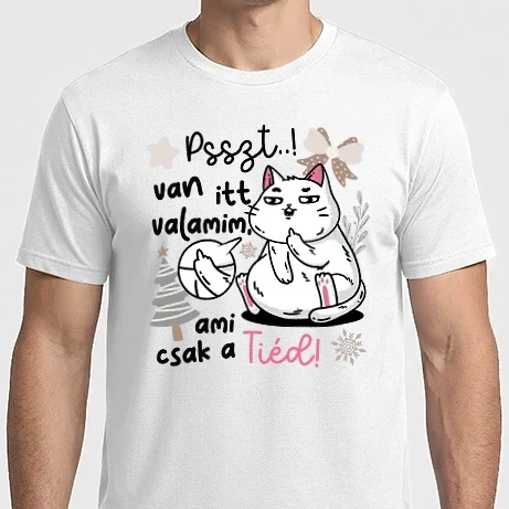 Férfi Imperial póló - Psszt, van itt valamim, ami csak a tied világos alapra