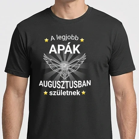 Férfi Imperial póló - A legjobb apák augusztusban születnek