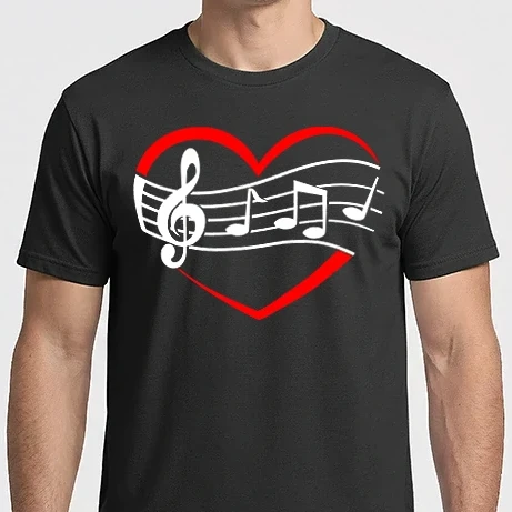 Férfi Imperial póló - Music in my heart
