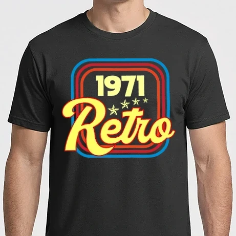 Férfi Imperial póló - retro születésnapi felirat dátummal 1971