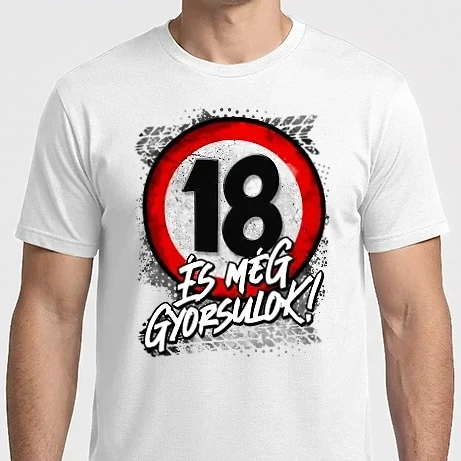 Férfi Imperial póló - 18 és még gyorsulok