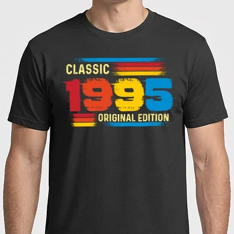 Férfi Imperial póló - classic, original edition, retro, vintage évszám, születésnapi dátum, 1995