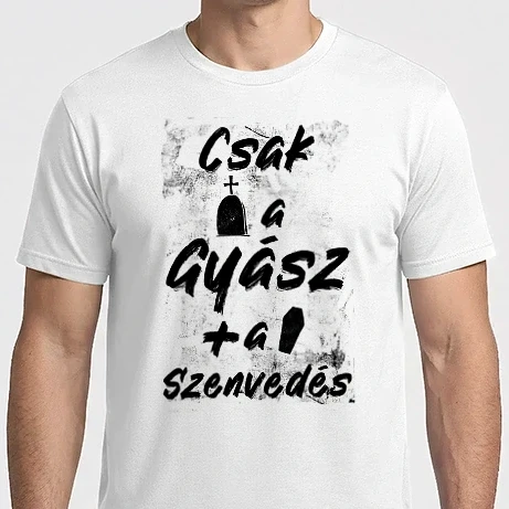 Férfi Imperial póló - Csak a gyász meg a szenvedés