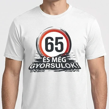 Férfi Imperial póló - 65-ös tábla - És még gyorsulok