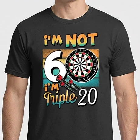 Férfi Imperial póló - Darts Birthday 60 years old