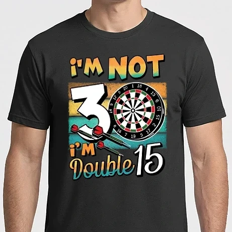 Férfi Imperial póló - Darts Birthday 30 years old