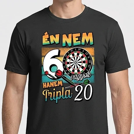 Férfi Imperial póló - Darts Szülinap 60 éves