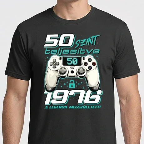 Férfi Imperial póló - Gamer szülinap 50 éves