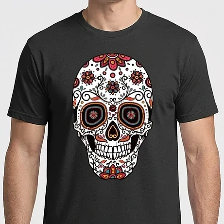 Férfi Imperial póló - Mexikói koponya 2