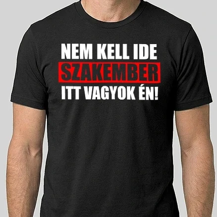 Férfi Alap póló - Szakember 