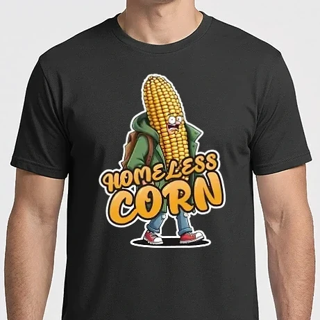 Férfi Imperial póló - Homless Corn - Póló minta