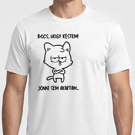 Férfi Imperial póló - cicajo-bocs-hogy-kestem-cica-fekete