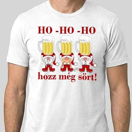 Férfi Alap póló - Hozz Még Sört Apók B