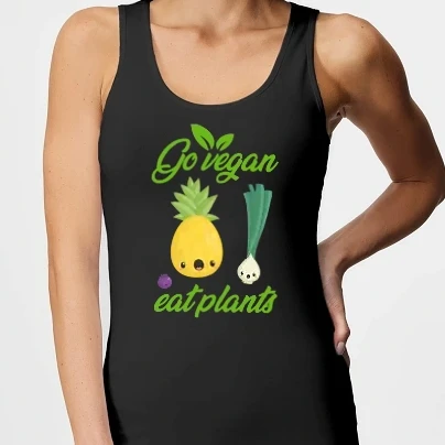 Női top - Go vegan