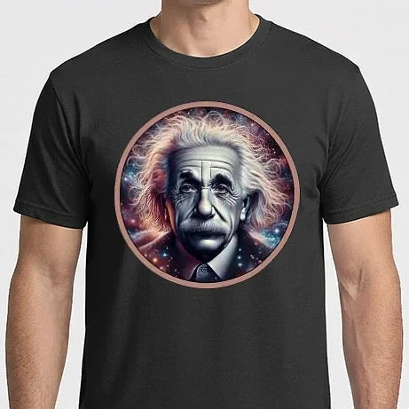 Férfi Imperial póló - Einstein portré