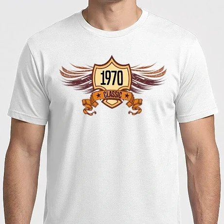 Férfi Imperial póló - classic szülinapi embléma 1970