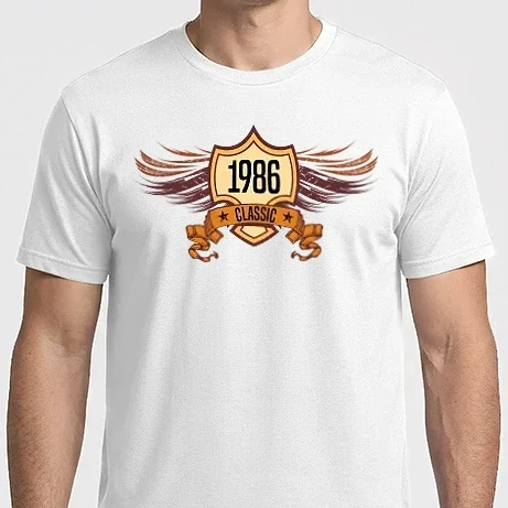 Férfi Imperial póló - classic szülinapi embléma 1986