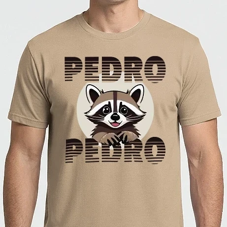 Férfi Imperial póló - Pedro - Retro 2 - Fekete