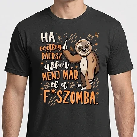 Férfi Imperial póló - Menj a fszomba lajhár