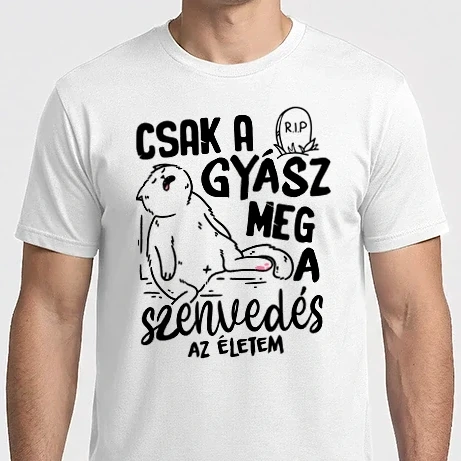 Férfi Imperial póló - Szenvedős macska