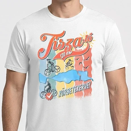 Férfi Imperial póló - TISZA TÓ körbetekerve