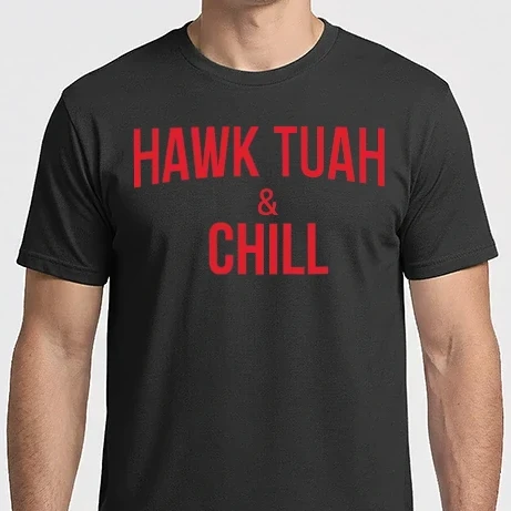 Férfi Imperial póló - Hawk tuah and chill piros