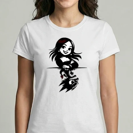 Női Imperial póló - Lánybúcsúra és Ajándékba Póló Humoros Sárkány Dizájnnal