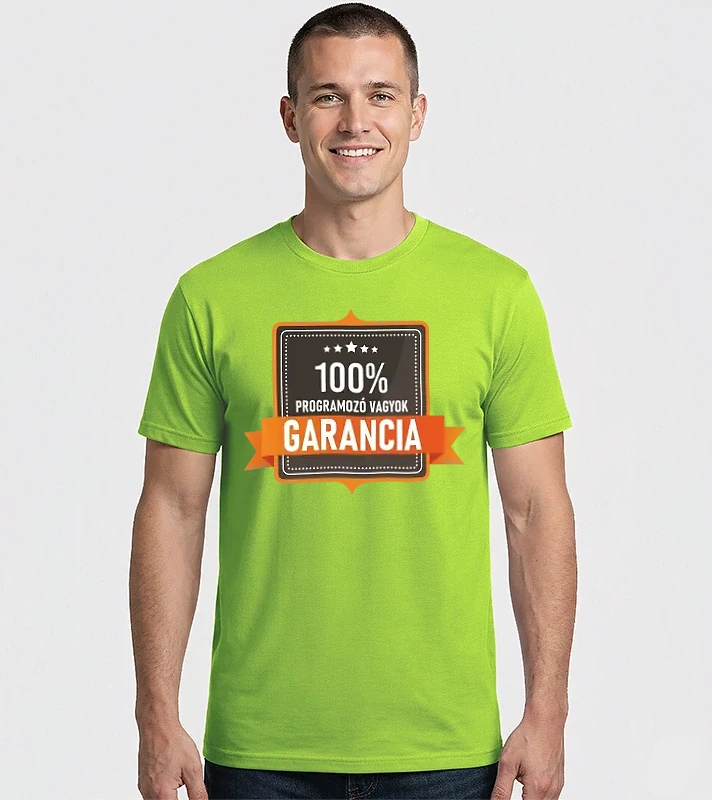 GARANCIA 100% PROGRAMOZÓ VAGYOK – Férfi Imperial póló