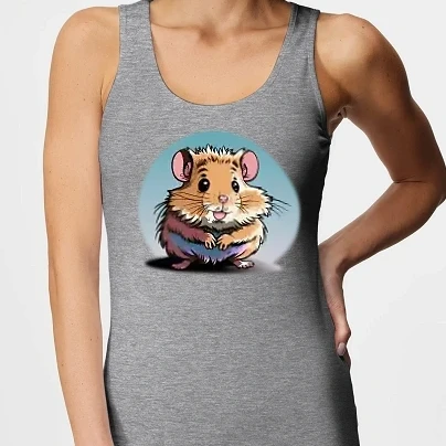 Női top - Boldog hörcsög