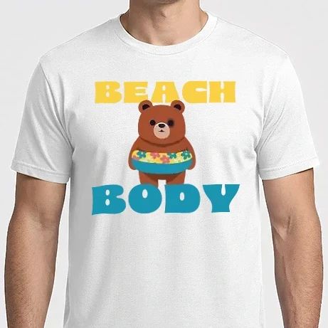 Férfi Imperial póló - Beach Body Bear