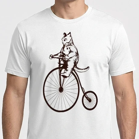 Férfi Imperial póló - Biciklis macska