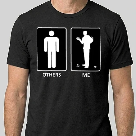 Férfi Alap póló - Others vs. Me (férfi) - ízeltlábú