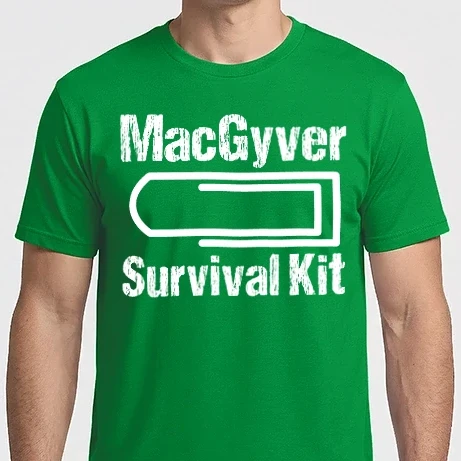 Férfi Imperial póló - MacGuyver Survival Kit