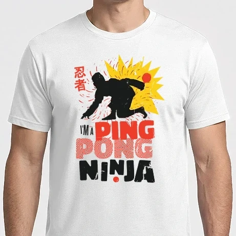 Férfi Imperial póló - Ping Pong Ninja