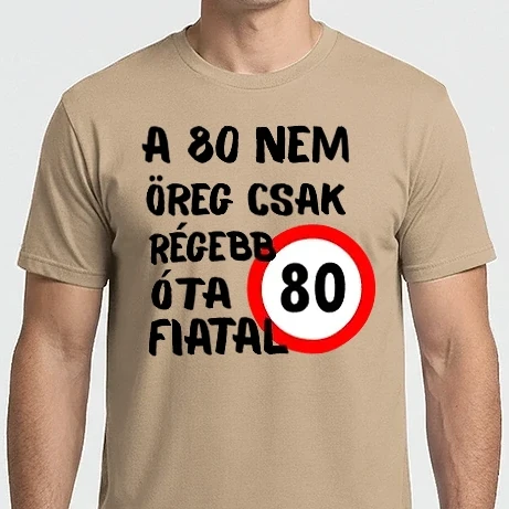 Férfi Imperial póló - 80 éves 
