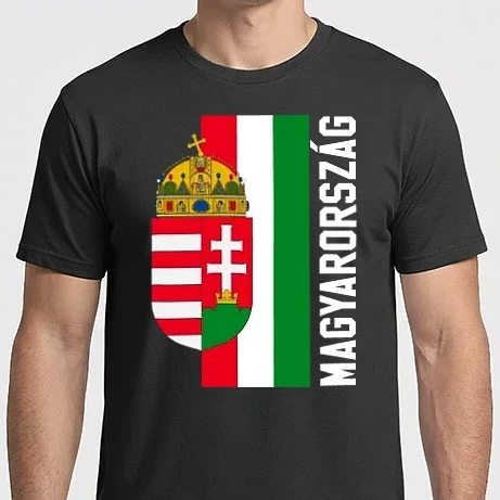 Férfi Imperial póló - Magyarország (címer és zászló)