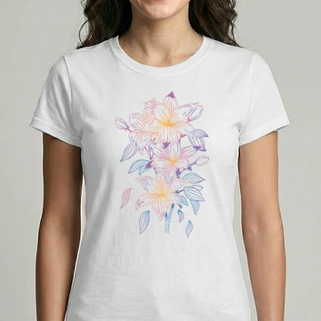 Női Imperial póló - Virág 