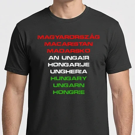 Férfi Imperial póló - Magyarország (több nyelven)