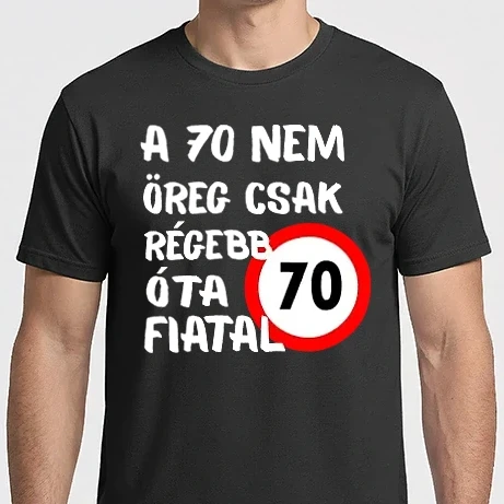 Férfi Imperial póló - 70 éves