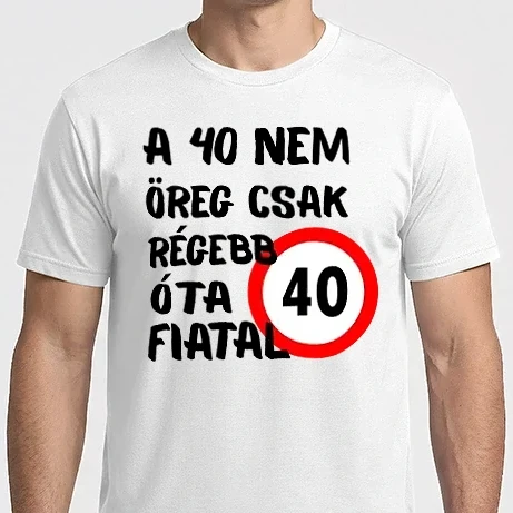 Férfi Imperial póló - 40 éves