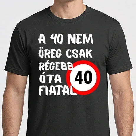 Férfi Imperial póló - 40 éves