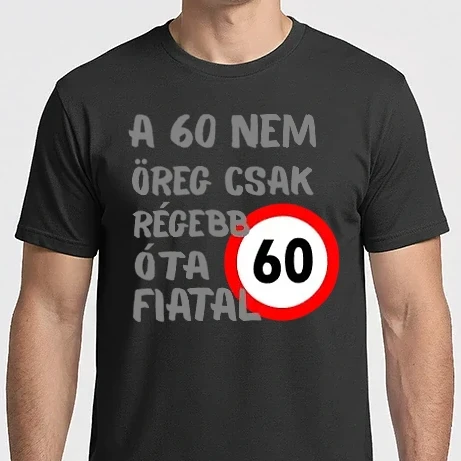 Férfi Imperial póló - 60 éves