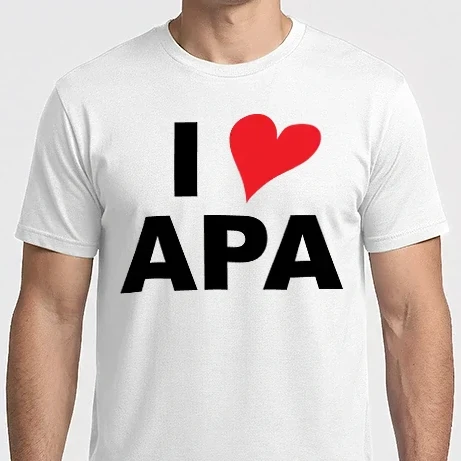 Férfi Imperial póló - I love apa / Szeretem apát - fekete